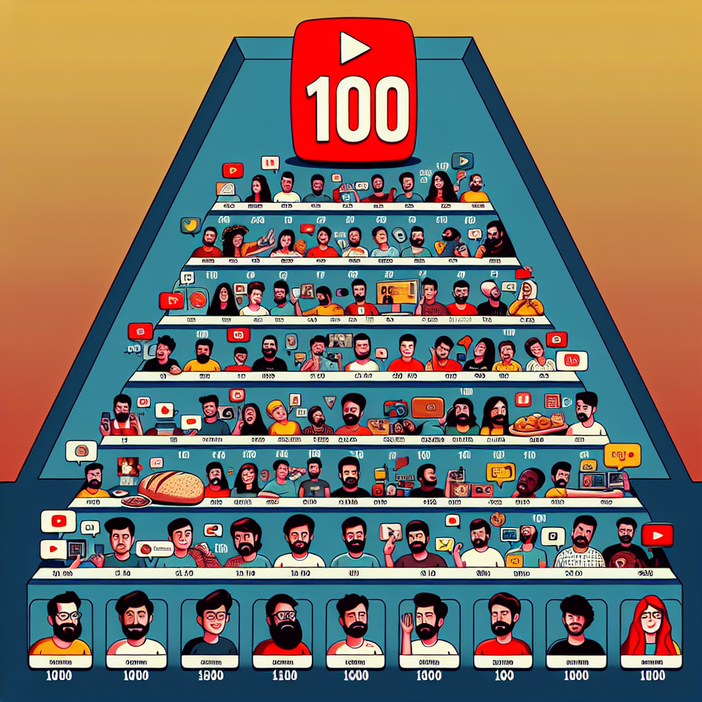 Top 100 YouTubers in India sorted by Subscribers