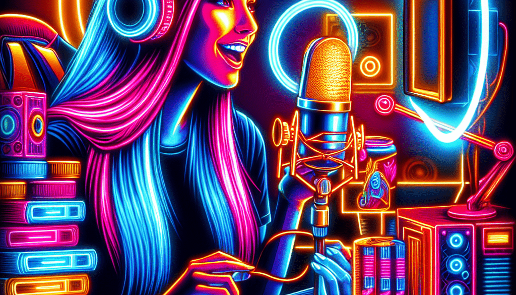 Neon youtuber